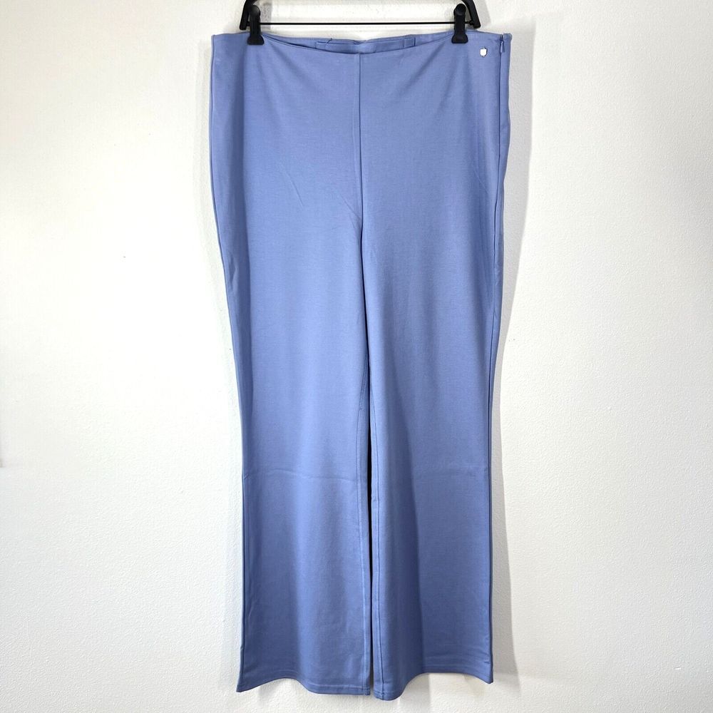 Fabletics 24/7 Flair Pant 2X High-Waist Periwinkle Stretch Ponte Athleisure Yoga
